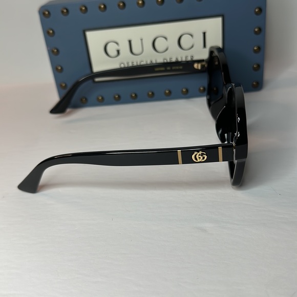 New Gucci Women's Gg0765SA 57mm Rectangle Sunglasses - Picture 7 of 17